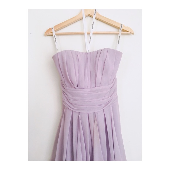 David’s Bridal Strapless Chiffon Dress - Picture 4 of 7